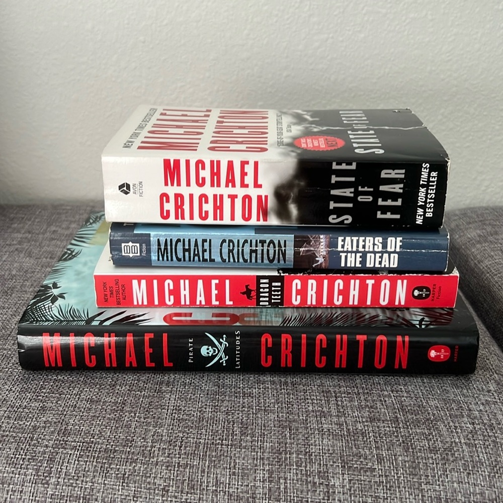 SOLD - GUC Michael Crichton - 4 Books